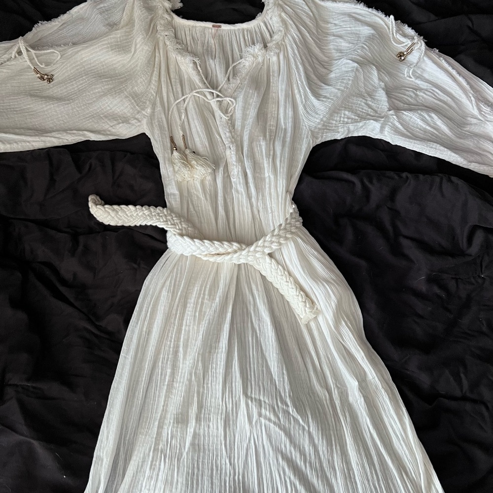 Free People White Women's Dress